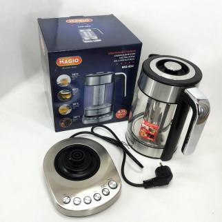 Електрочайник MAGIO MG-494, чайник прозорий з підсвічуванням, чайник дисковий, електрочайник з підсвічуванням - Інтернет-магазин спільних покупок ToGether