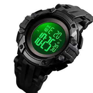 Годинник наручний чоловічий SKMEI 1545BKWT BLACK-WHITE, водонепроникний чоловічий годинник. Колір: чорний - Інтернет-магазин спільних покупок ToGether
