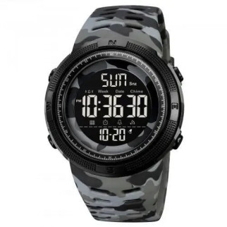 Годинник наручний чоловічий SKMEI 2070CMGY GRAY CAMO, військовий тактичний годинник. Колір: сірий камуфляж - Інтернет-магазин спільних покупок ToGether