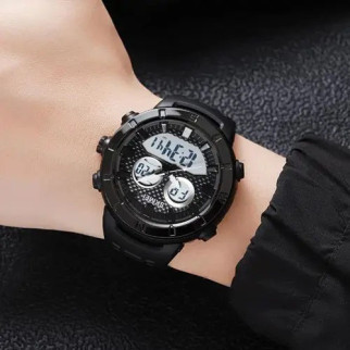 Годинник наручний чоловічий SKMEI 2014BKWT, годинник наручний електронний тактичний, годинник армійський оригінал - Інтернет-магазин спільних покупок ToGether