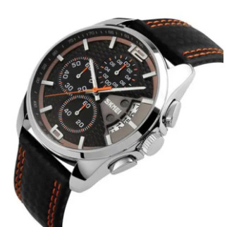 Годинник наручний чоловічий SKMEI 9106OG, фірмовий спортивний годинник, годинник наручний чоловічий - Інтернет-магазин спільних покупок ToGether