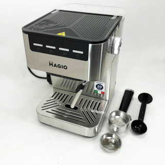 Кавоварка рожкова MAGIO MG-453, кавоварка з можливістю приготування еспресо, кавоварка латте - Інтернет-магазин спільних покупок ToGether