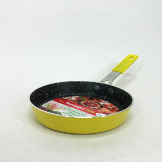 Сковорода Con Brio CB-1414, 14см, Міні, Eco Granite, Якісна сковорода. Колір: жовтий - Інтернет-магазин спільних покупок ToGether