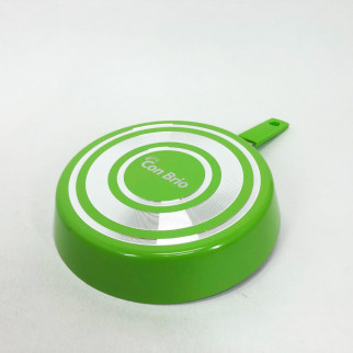 Сковорода Con Brio CB-1614 з антипригарним покриттям Eco Granite mini 16 см. Колір: зелений - Інтернет-магазин спільних покупок ToGether