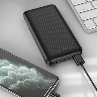 Повербанк Power bank Borofone Minimalist BJ3-Black 10000 mAh чорний - Інтернет-магазин спільних покупок ToGether