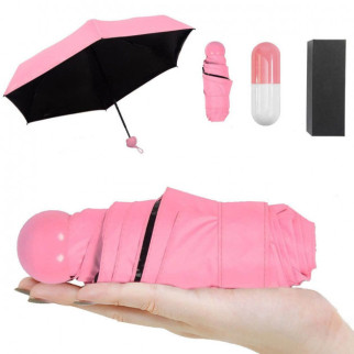 Компактна парасолька в капсулі-футлярі Рожевий, маленька парасолька в капсулі. Колір: рожевий - Інтернет-магазин спільних покупок ToGether