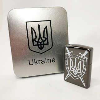 Дугова електроімпульсна запальничка USB Україна металева коробка HL-446. Колір: чорний - Інтернет-магазин спільних покупок ToGether