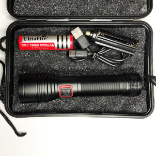 Ручний потужний ліхтар X-Balog BL-P02-P50 Trexton на, зарядка USB, надпотужний ліхтарик яскравий якісний - Інтернет-магазин спільних покупок ToGether