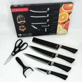 Набір кухонних ножів із сталі 6 предметів Genuine King-B0011, набір ножів для кухні, кухонний набір ножів - Інтернет-магазин спільних покупок ToGether