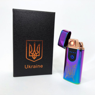 Електрична та газова запальничка Україна з USB-зарядкою HL-432, Юсб запальничка. Колір: хамелеон - Інтернет-магазин спільних покупок ToGether