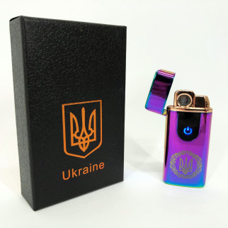 Електрична та газова запальничка Україна з USB-зарядкою HL-435, Юсб запальничка. Колір: хамелеон - Інтернет-магазин спільних покупок ToGether