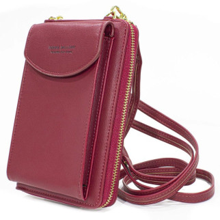Жіночий гаманець Baellerry N8591 Red сумка-клатч для телефону грошей банківських карток - Інтернет-магазин спільних покупок ToGether