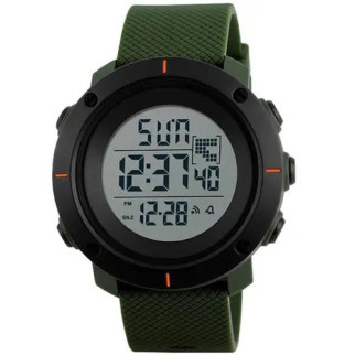 Годинник наручний чоловічий SKMEI 1213AG ARMY GREEN BIG SIZE, брендовий чоловічий годинник. Колір: зелений - Інтернет-магазин спільних покупок ToGether