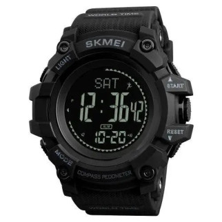Годинник наручний чоловічий SKMEI 1356BK BLACK, фірмовий спортивний годинник. Колір: чорний - Інтернет-магазин спільних покупок ToGether