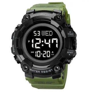 Годинник наручний чоловічий SKMEI 1968AG ARMY GREEN, брендовий чоловічий годинник, годинник для чоловіка. Колір: зелений - Інтернет-магазин спільних покупок ToGether