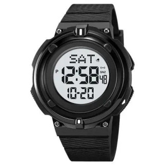 Годинник наручний чоловічий SKMEI 2010BKWT BLACK-WHITE, годинник армійський скмей, годинник спортивний. Колір: чорний - Інтернет-магазин спільних покупок ToGether