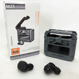 Бездротові навушники M25, Bluetooth 5.3, механічні армовані подвійного режиму ігрові - Інтернет-магазин спільних покупок ToGether