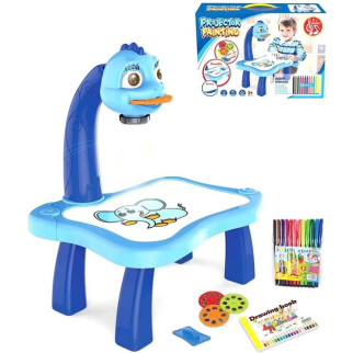 Дитячий стіл проектор для малювання з підсвічуванням Projector Painting. Колір: блакитний - Інтернет-магазин спільних покупок ToGether