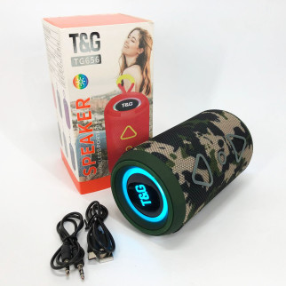Bluetooth колонка портативна TG656 FM-радіо, Гучна колонка для вечірки. Колір: камуфляж - Інтернет-магазин спільних покупок ToGether