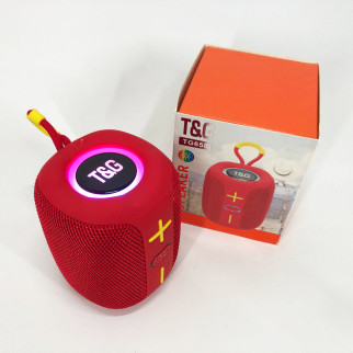 Портативна Bluetooth колонка TG658 8W з RGB підсвічуванням, колонка для вечірки. Колір: червоний - Інтернет-магазин спільних покупок ToGether
