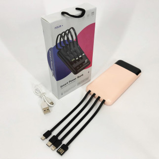 Павербанк Power Bank UKC 50000mAh Мобільна зарядка зовнішній акумулятор портативний павер. Колір: рожевий - Інтернет-магазин спільних покупок ToGether