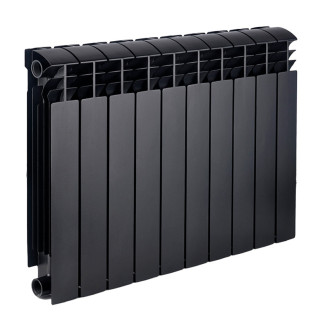 Радіатор Koer 100 Bimetal-500 Ultra Black (KR5132) - Інтернет-магазин спільних покупок ToGether