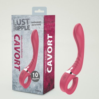 Вібратор Chisa Lust Ripple Cavort для стимуляції точки G та інших ерогенних точок, рожевий - Інтернет-магазин спільних покупок ToGether