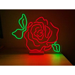 Неоновий світильник Троянда 500х430 acr-n000104 - Інтернет-магазин спільних покупок ToGether