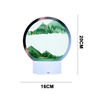 Настільна LED лампа нічник Пісочний годинник 3D “Moving Sands Capes” USB Нічний світильник - Інтернет-магазин спільних покупок ToGether