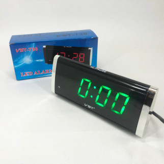 Електронний Годинник VST 730 green, цифровий настільний мережевий годинник, led alarm clock VST-730, з будильником - Інтернет-магазин спільних покупок ToGether