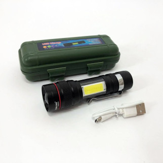 Ліхтар тактичний Bailong BL-520 T6 світлодіодний на акумуляторі, кишеньковий міні ліхтар, ручний потужний - Інтернет-магазин спільних покупок ToGether
