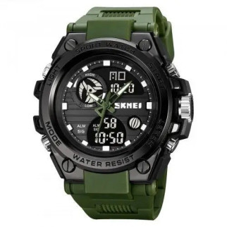 Годинник наручний чоловічий SKMEI 2031AG ARMY GREEN, годинник тактичний протиударний. Колір: зелений - Інтернет-магазин спільних покупок ToGether
