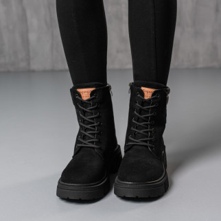 Черевики жіночі зимові Fashion Zsa 3804 37 розмір 24 см Чорний - Інтернет-магазин спільних покупок ToGether