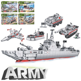 Конструктор ігровий Limo Toy Військовий транспорт KB-2019 4 шт/уп - Інтернет-магазин спільних покупок ToGether