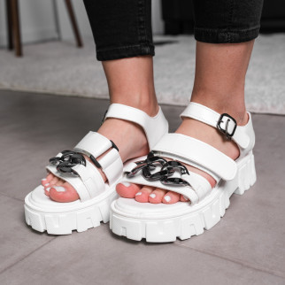 Жіночі сандалі Fashion Nala 3651 40 розмір 25 см Білий - Інтернет-магазин спільних покупок ToGether