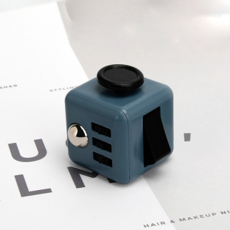 Кубик антистрес Fidget Cube 14126 3.5х3.5х4 см темно-синій із чорним - Інтернет-магазин спільних покупок ToGether
