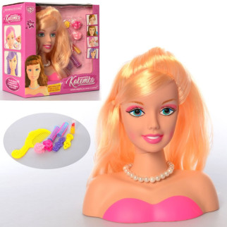 Лялька голова для зачісок і макіяжу 323-3 руде волосся - Інтернет-магазин спільних покупок ToGether