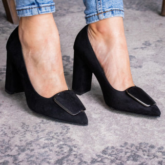 Туфлі жіночі на підборах Fashion Mugsley 2376 39 розмір 25 см Чорний - Інтернет-магазин спільних покупок ToGether