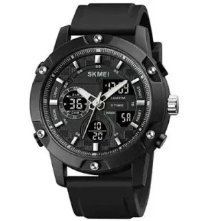 Годинник наручний чоловічий SKMEI 1757BKBK BLACK-BLACK, годинник наручний електронний тактичний. Колір: чорний - Інтернет-магазин спільних покупок ToGether