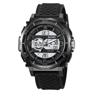 Годинник наручний чоловічий SKMEI 2098BKWT, чоловічий тактичний годинник, протиударний годинник - Інтернет-магазин спільних покупок ToGether