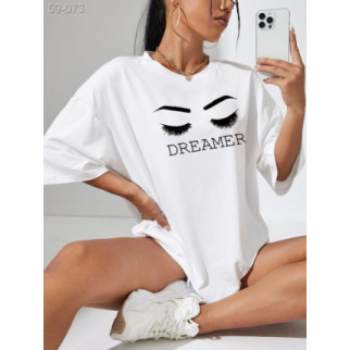 Женская белая футболка.59-073 - Інтернет-магазин спільних покупок ToGether