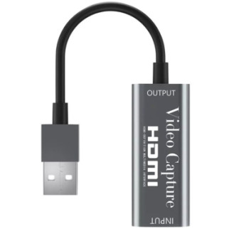 Пристрій відеозахоплення U&P VC10 Capture Card HDMI/USB 2.0 Grey - Інтернет-магазин спільних покупок ToGether