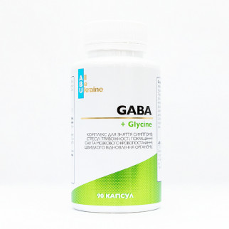 Комплекс з амінокислотами GABA+ Glycine ABU, 90 капсул - Інтернет-магазин спільних покупок ToGether