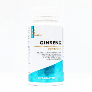 Адаптоген з екстрактом женьшеню та вітамінами групи B Ginseng ABU, 60 таблеток - Інтернет-магазин спільних покупок ToGether