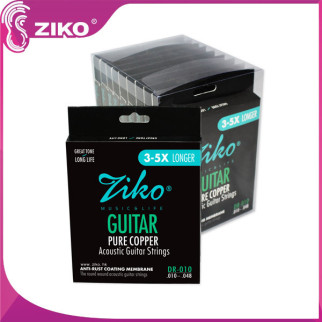 Струни для акустичної гітари "ZIKO" Pure Copper Anti Rust DR-010(10-48) - Інтернет-магазин спільних покупок ToGether