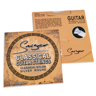 Струни для класичної гітари нейлон/срібло Smiger GSC-028 - Інтернет-магазин спільних покупок ToGether