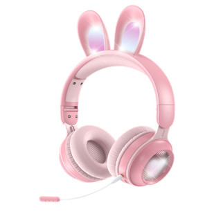 Бездротові навушники Rabbit Ear KE-01 з LED-підсвіткою, радіо, MicroSD - Інтернет-магазин спільних покупок ToGether