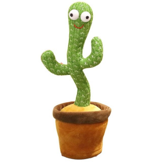 Інтерактивний плюшевий кактус, що танцює Funny Toys Dancing Light Cactus з різнобарвною підсвіткою - Інтернет-магазин спільних покупок ToGether