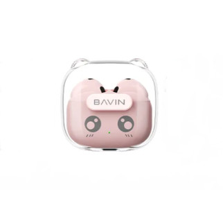 Бездротові дитячі навушники BAVIN-31 з зарядним кейсом bluetooth 5.0 Рожевий - Інтернет-магазин спільних покупок ToGether