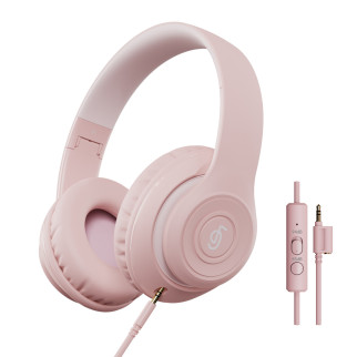 Дитячі дротові навушники "Fingertime" EP21 Рожевий - Інтернет-магазин спільних покупок ToGether